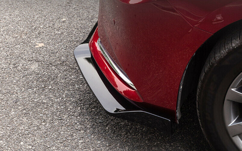 for Mazda 6 Atenza 2020-2021 Gloss Black Front Bumper Lip Spoiler Bodykit Refits