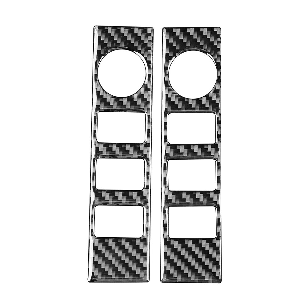 Inner Central Console Volume Switch Cover Trim Fit for Toyota Tundra 2014-2021 Black
