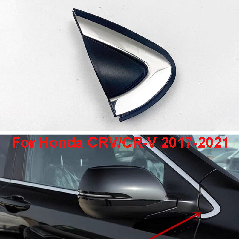 Right Side Mirror Corner Triangle Cover Pillar Trim for Honda CRV/CR-V 2017-2021