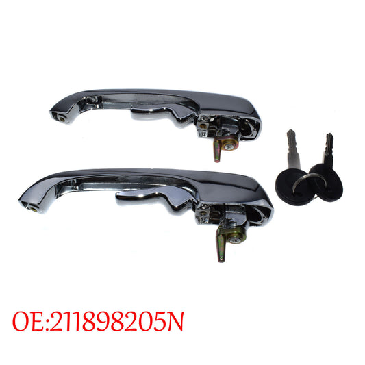 FITS for VOLKSWAGEN TYPE2 BUS 1969-1979 211898205N DOOR HANDLE SET OUTER WITH KEYS