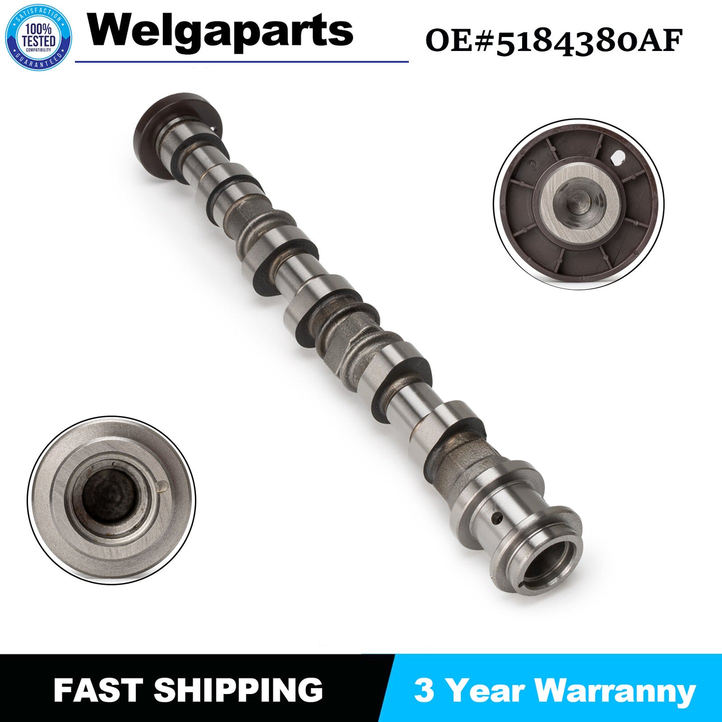 Engine Intake Camshaft Right Side Fit for DODGE for CHRYSLER 300 for JEEP 3.6L 5184380AG