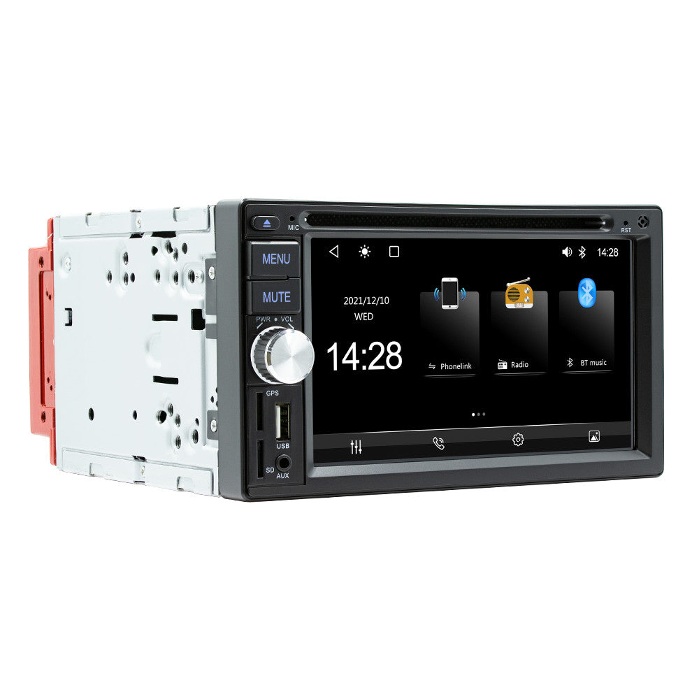 6.2in 2DIN Car Stereo DVD CD Radio Bluetooth For Apple Carplay Android Auto FM