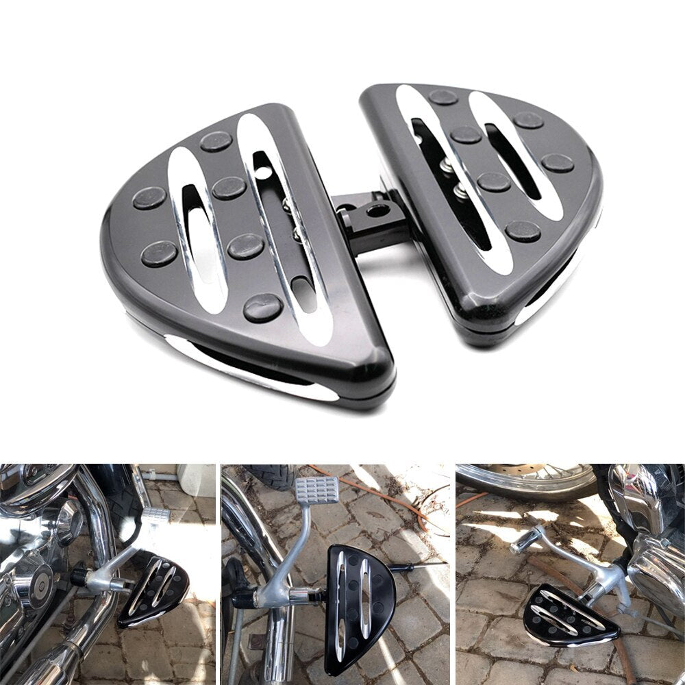 Brake Pedal Gear Toe Shifter Lever Foot Peg Floorboard for Harley Touring FLH