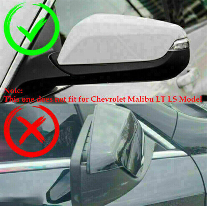 Gray Right Rearview Mirror Cover Housing Shell Cap for Chevrolet Malibu 2016-20