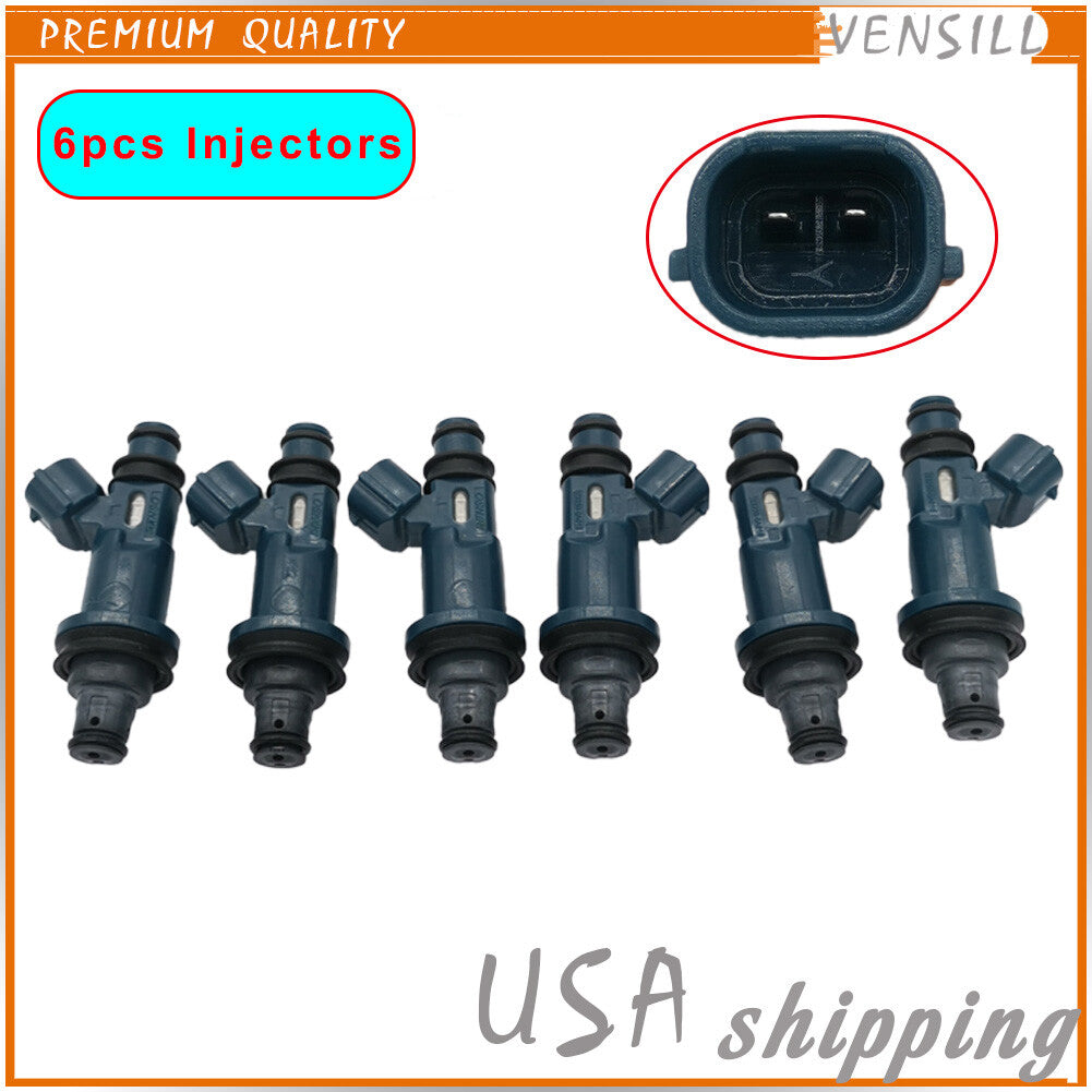 6X Fuel Injectors for Toyota for Camry Highlander Solara for Sienna RX300 23250-0A010