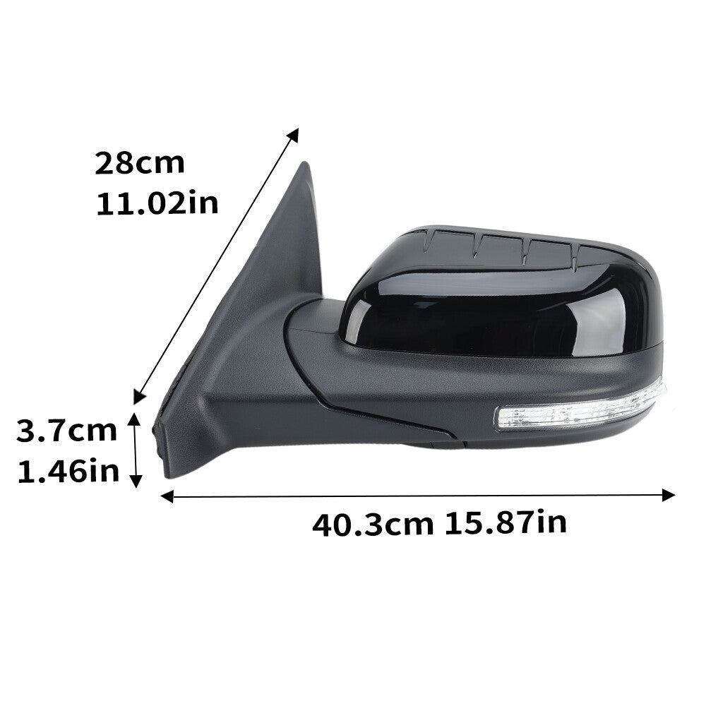 F¨¹r for Ford Explorer 11-15 Au?enspiegel R¨¹ckspiegel Spiegel Beheizt Links 9 Draht