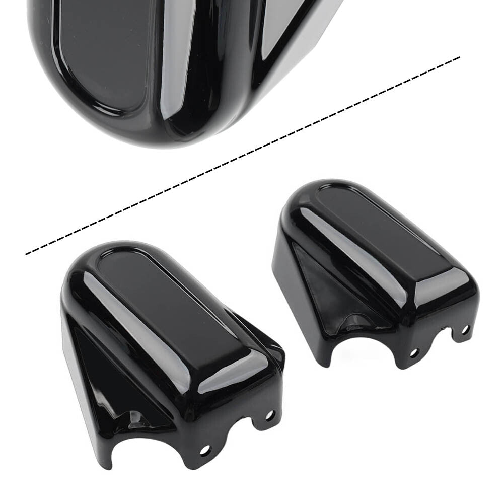 Bar Shield Rear Axle Covers Swingarm Cap 2x for Harley Softail FLSTN 2008-up US