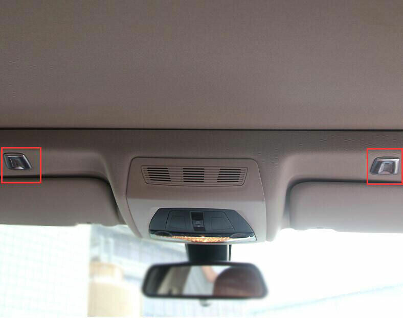 for BMW 5 Series G30 2018-2023 ABS Silver Inner Microphone Peaker Cover Trim 2P
