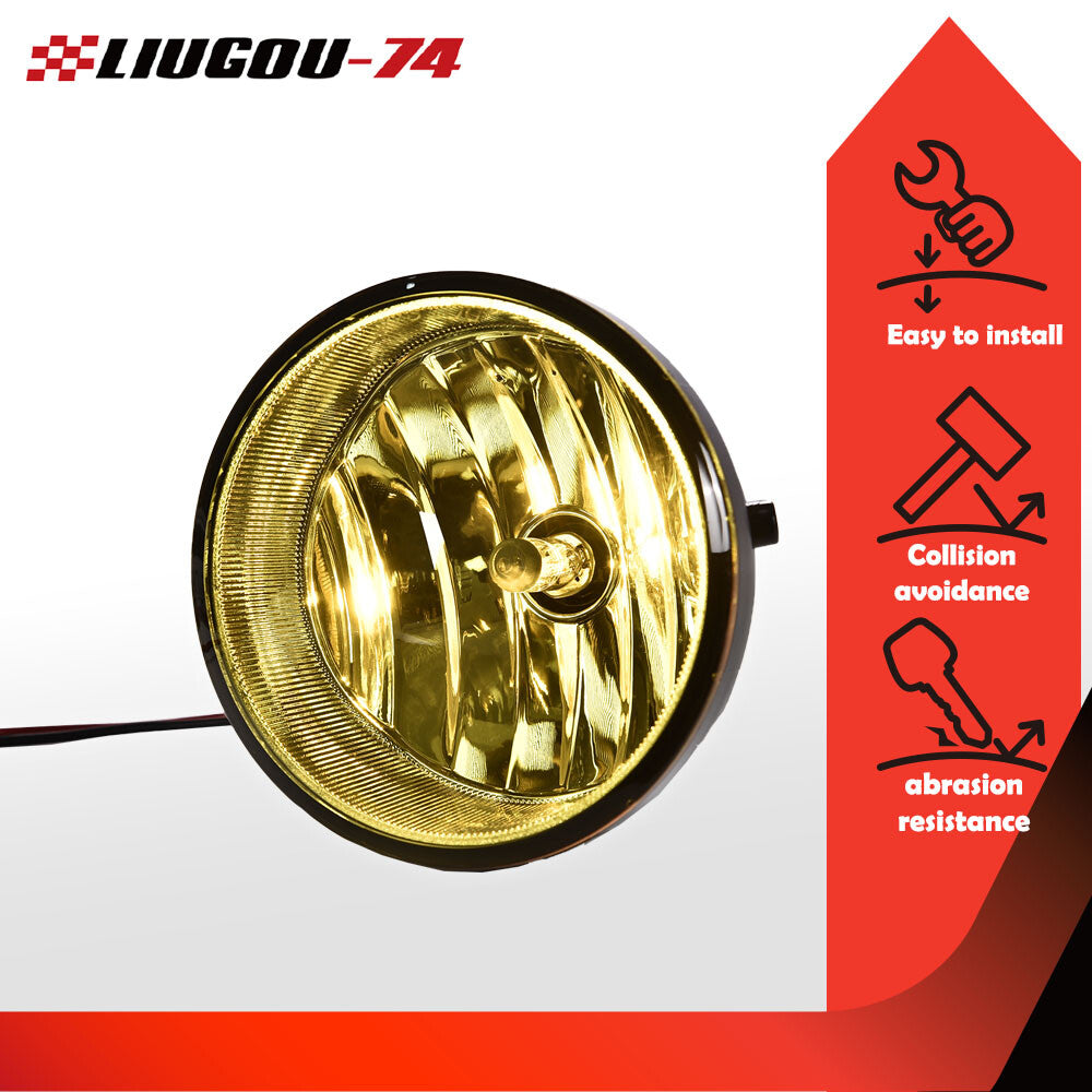 A pair of front bumper fog light switch bulbs suitable for 2005-2011 for Toyota Tacoma.