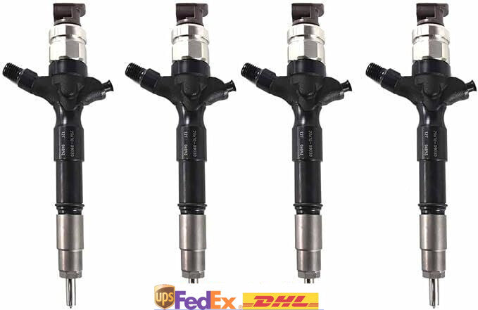 4X Fuel Injector 095000-8220 23670-0L050 for Toyota Hilux 1KD-FTV 3.0L Engine