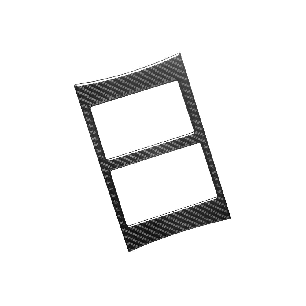 Carbon Fiber Armrest Box Rear Panel Trim Cover Bezel for Cadillac CTS 2003-2007