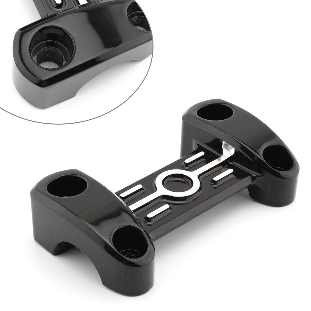 CNC Handlebar Risers Top Cover Clamp Fit for BMW R NINE T R9T Scrambler Motor Black