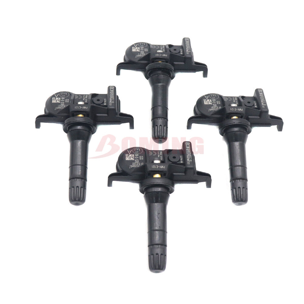 Four new PMV-E101 TPMS tire pressure sensors suitable for Nissan 40700-62B0A