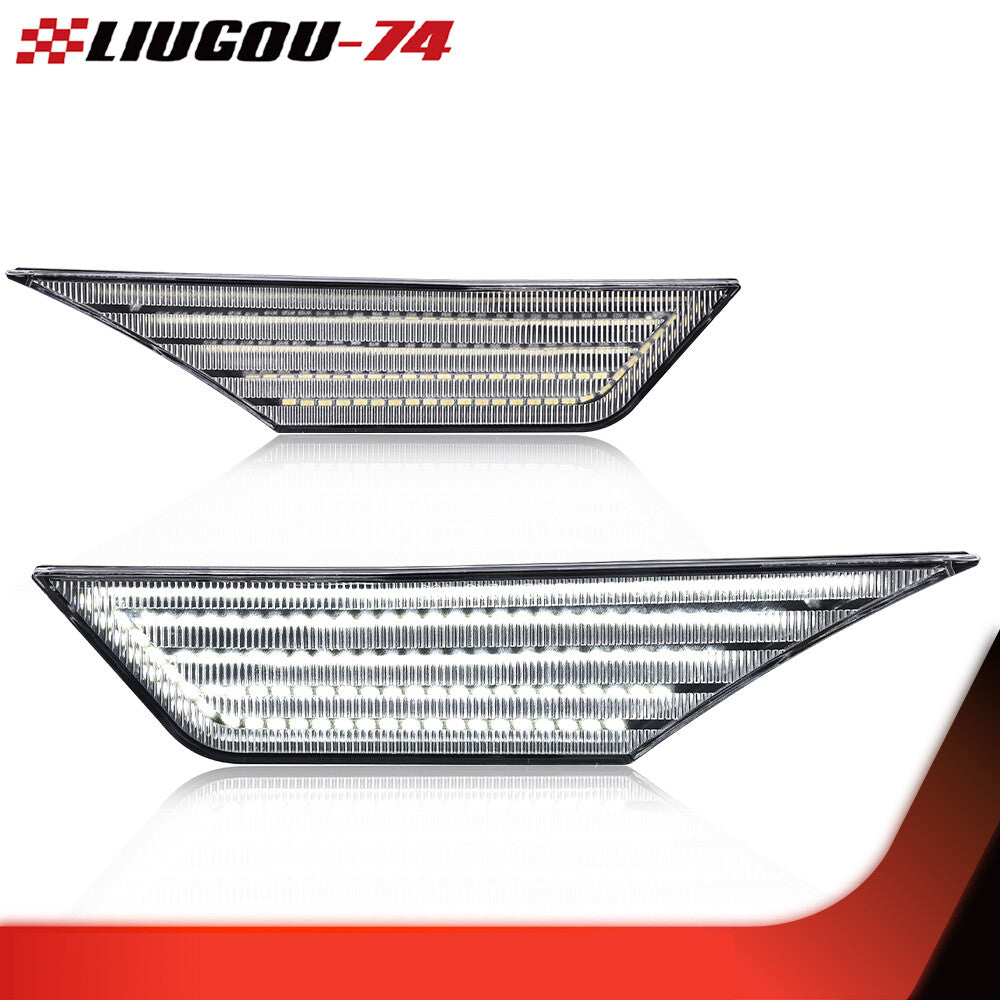 White bumper reflector side marker LED lights suitable for 2016-2020 for Honda Civics.