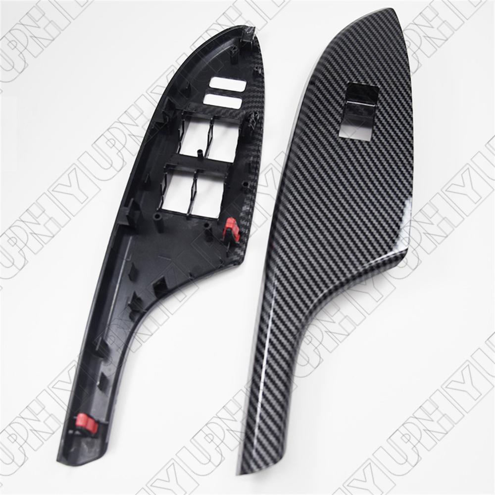 4Pcs Door Window Switch Trim Cover Bezel Panel For 2006-2013 for Toyota for Corolla LHD