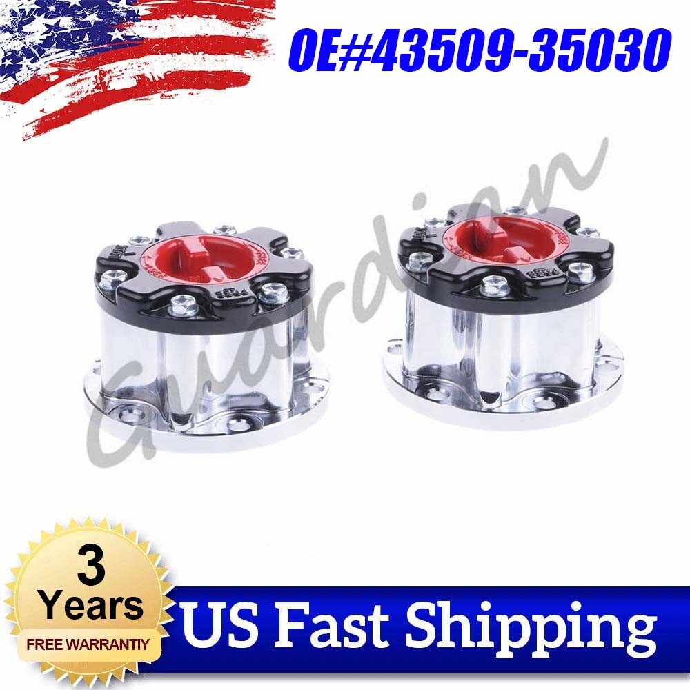 2PCS Manual Wheel Locking Hub 43509-35030 for Toyota Pick Up Truck 4Runner 86-95