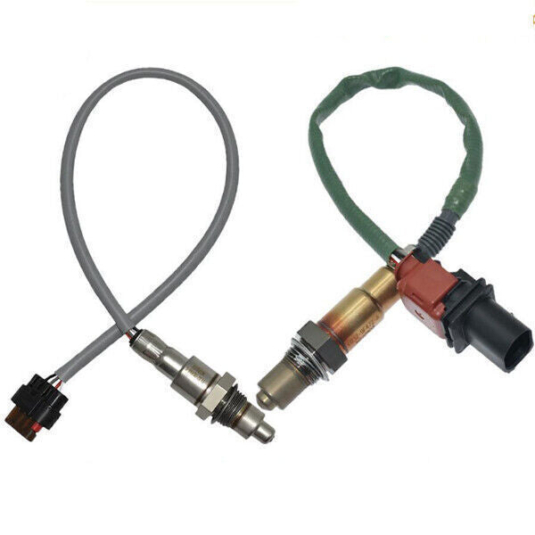2PCS Oxygen Sensor Up+Down For 2015-2020 for Ford Edge 2.0L  2016-19 Explorer 2.3L