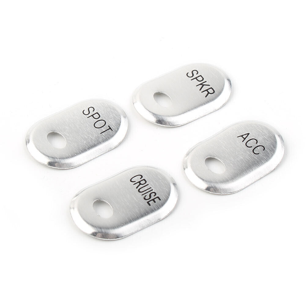 Brushed Panel Switch Covers Chrome for Harley Touring Electra Glide Road Glide