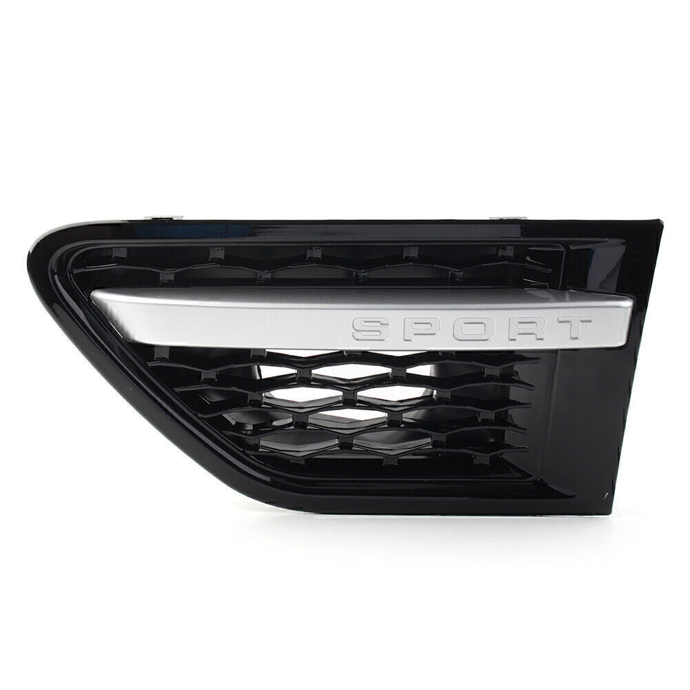 Front Left Fender Air Vent Grille for Land Rover for Range Rover Sport 2010-13 Black
