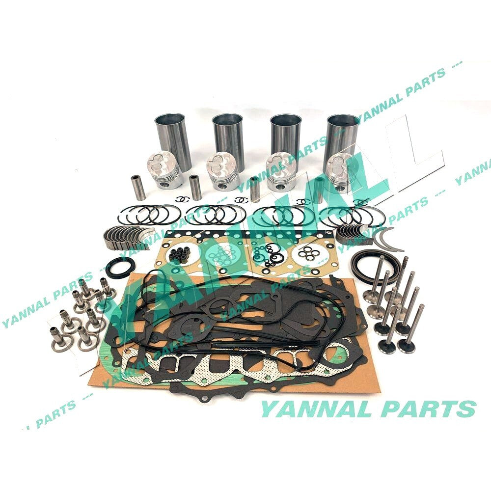 new for Isuzu C190 engine overhaul and rebuild kit with valves