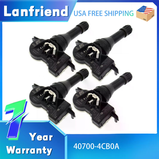 4PCS 407004CB0A TPMS Sensor Fit for Infiniti Q50 QX60 2014-2020