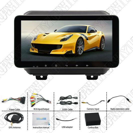 10.33 Stereo Radio GPS Nav Head Unit FM for Jeep for Wrangler JL Gladiator 2018-24
