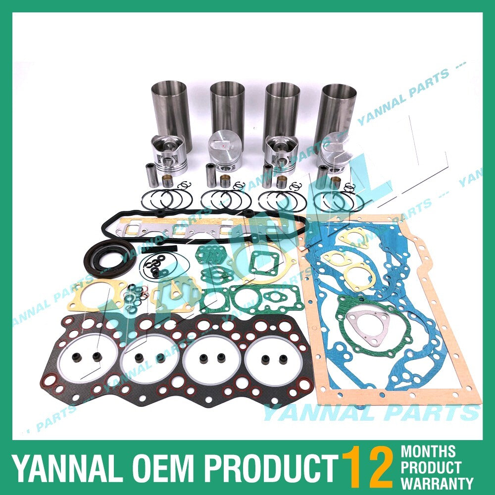 S4E2 94mm Overhaul and Rebuild Kit with Engine Gasket for Mitsubishi Engines