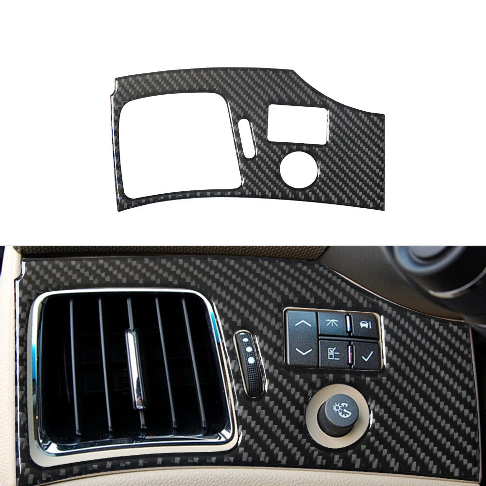 1 Car Driver A/C Outlet Trim Cover Carbon Fiber for CADILLAC CTS SPORT 2008-UP