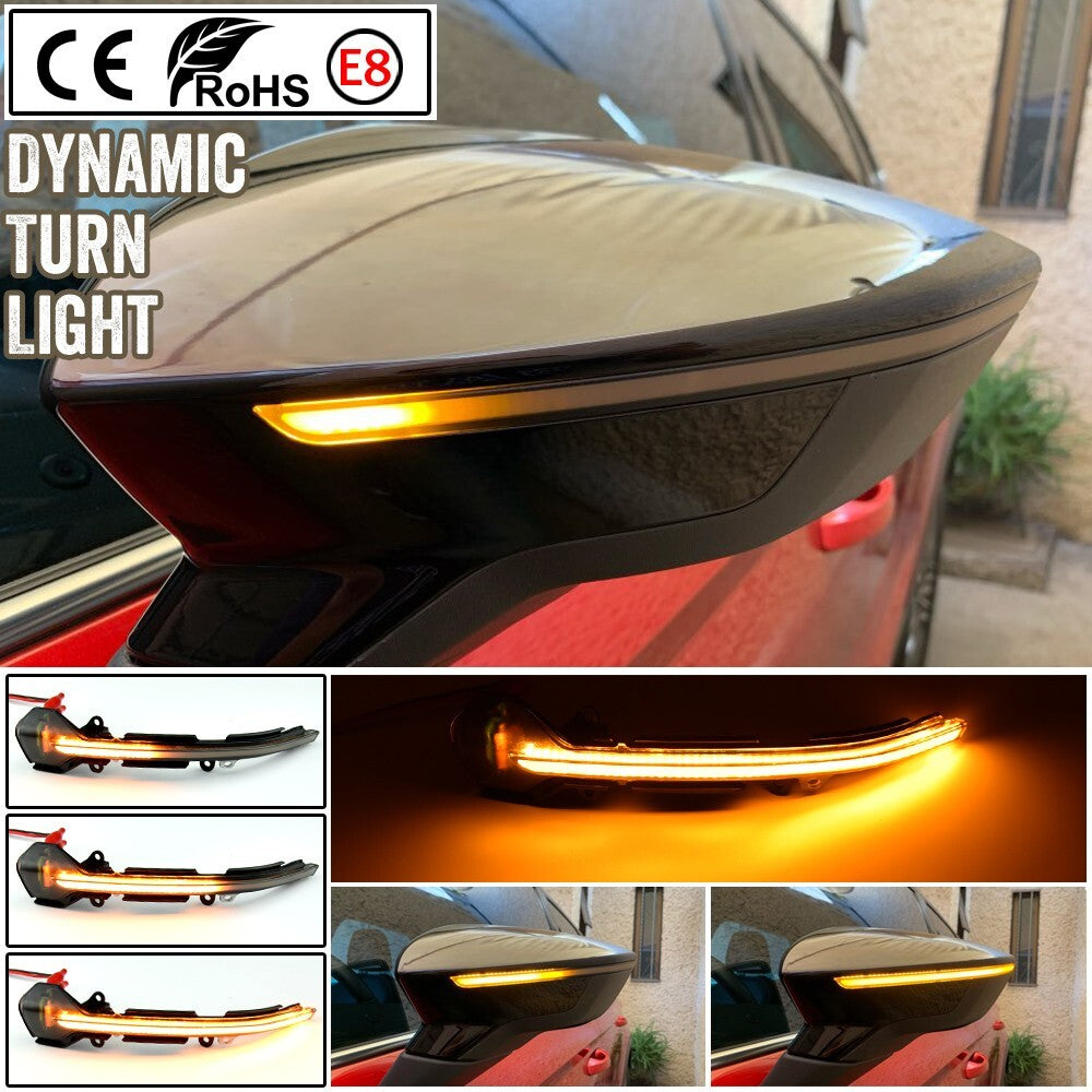 Dynamic Side Turn Signal Light for SEAT Leon 5F Arona KJ7 Ibiza 6F 2013-2019