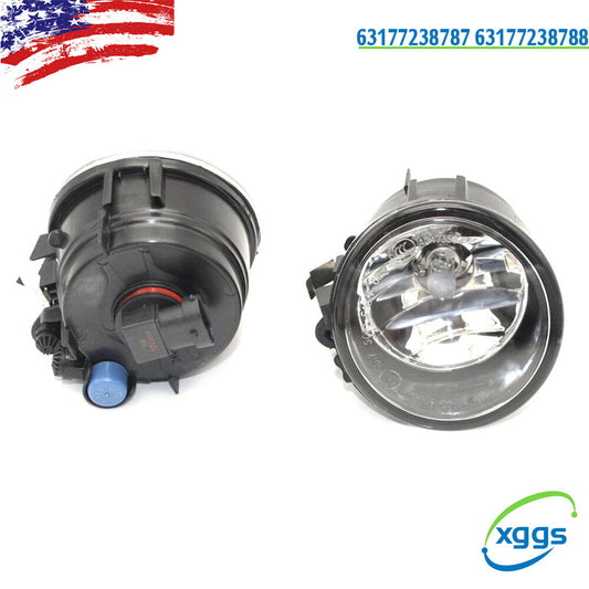 Pair for 15-18 for BMW X1 X4 11-17 X3 Assembly Fog Lights Front Bumper Driving Lamps