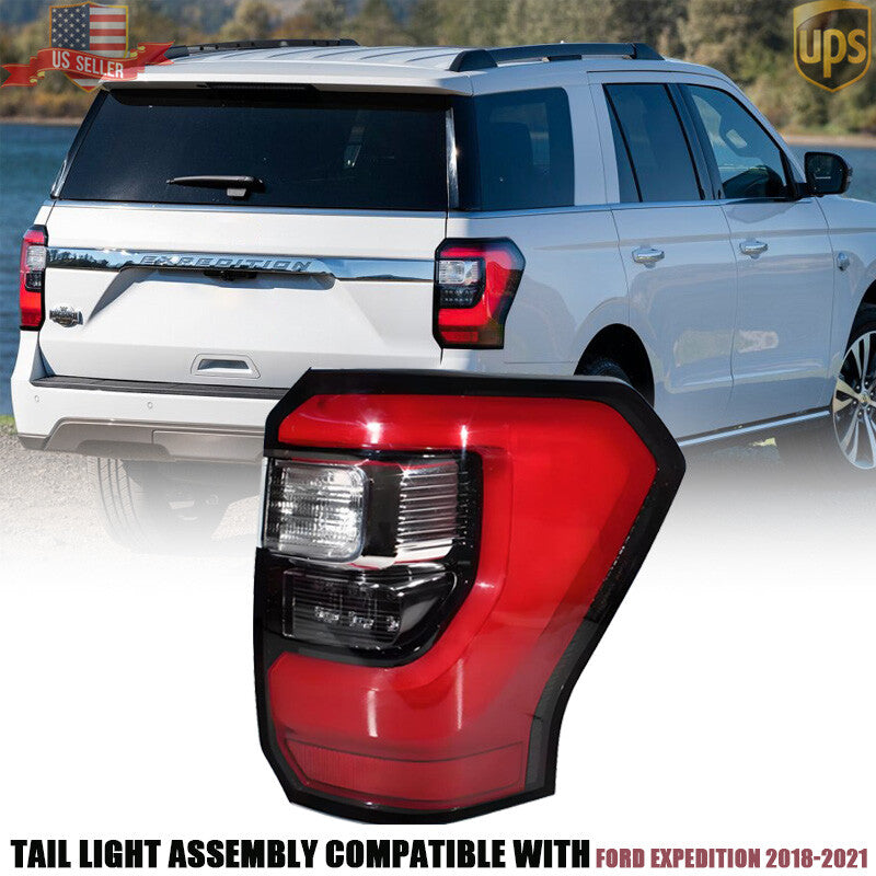 Passenger Side LED Tail Light Lamp Assembly Fit for Ford Expedition 22018-2021