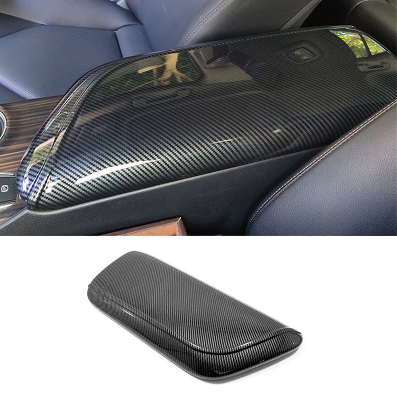 for Toyota for Camry 2018-2023 Carbon fiber ABS Central Storage Box Cover Panel Trim