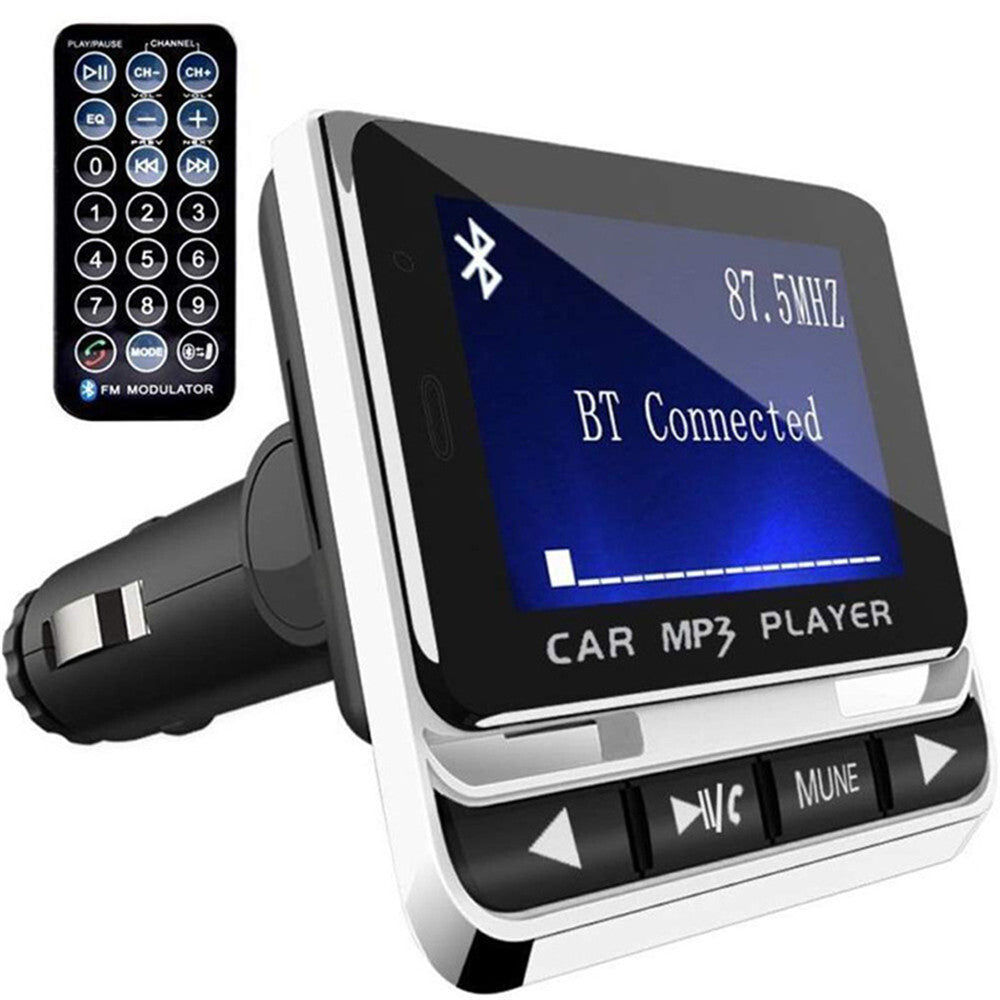 Bluetooth 5.0 Car Wireless FM Transmitter Adapter USB Charger AUX Hands-Free
