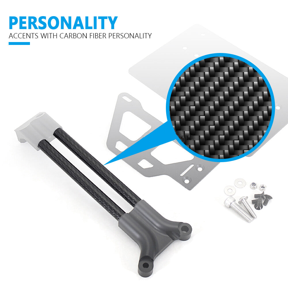 Motorcycle Rear Carbon Fiber License Plate Bracket for BMW RNINET Qure R9T