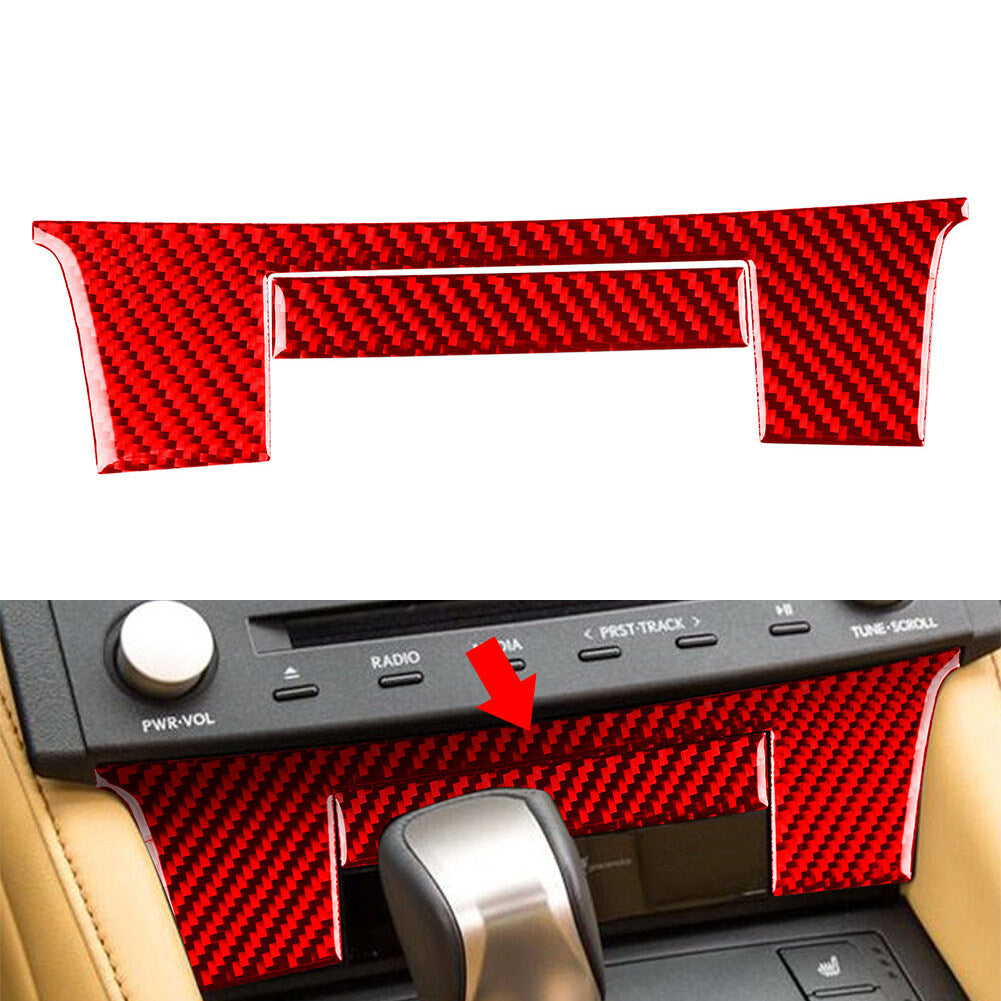 Red Center Console Lower Panel Cover Trim for Lexus RC300 350 200T 2015-2024