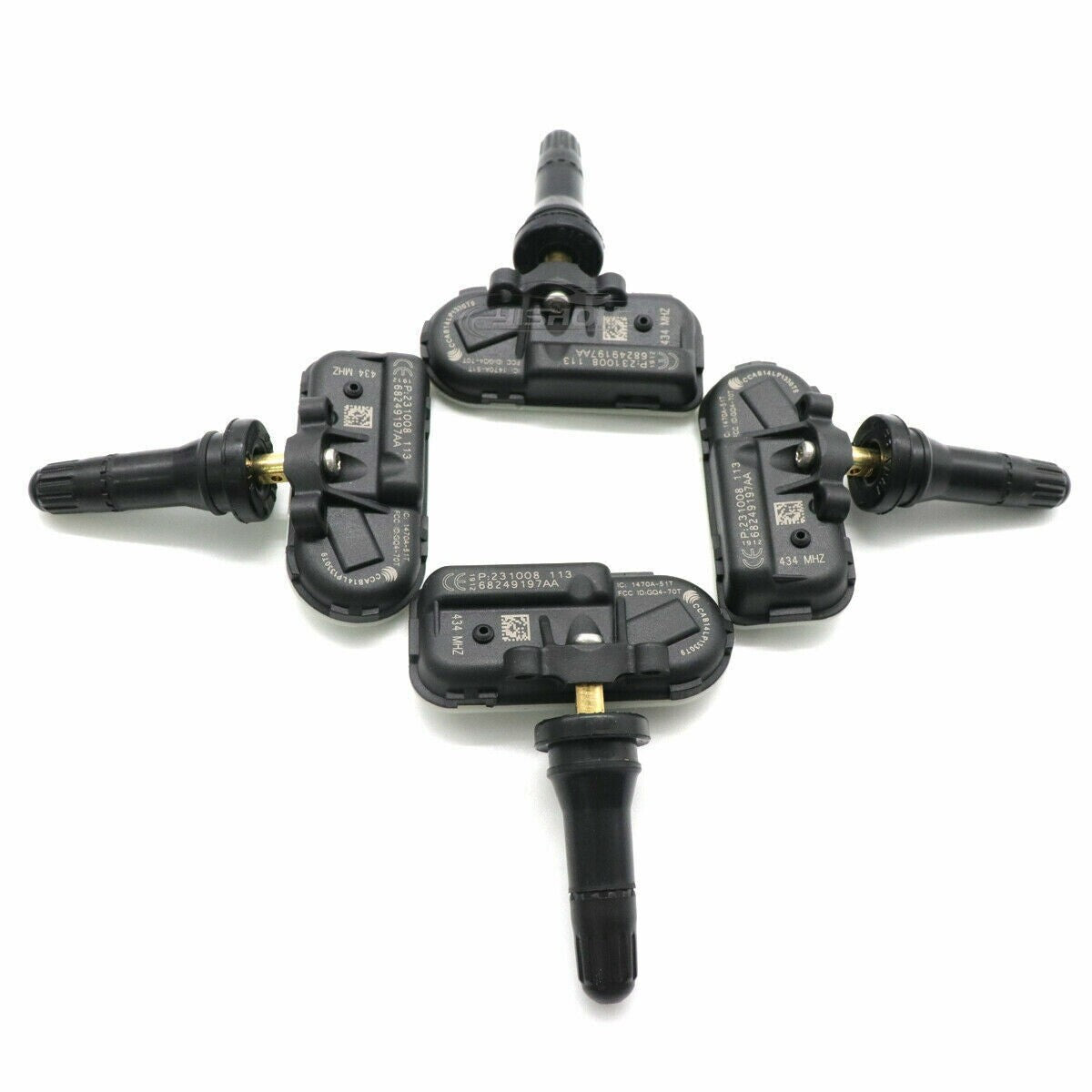 4x TPMS TIRE PRESSURE SENSOR 68249197AA for Jeep Cherokee for Dodge for RAM 1500