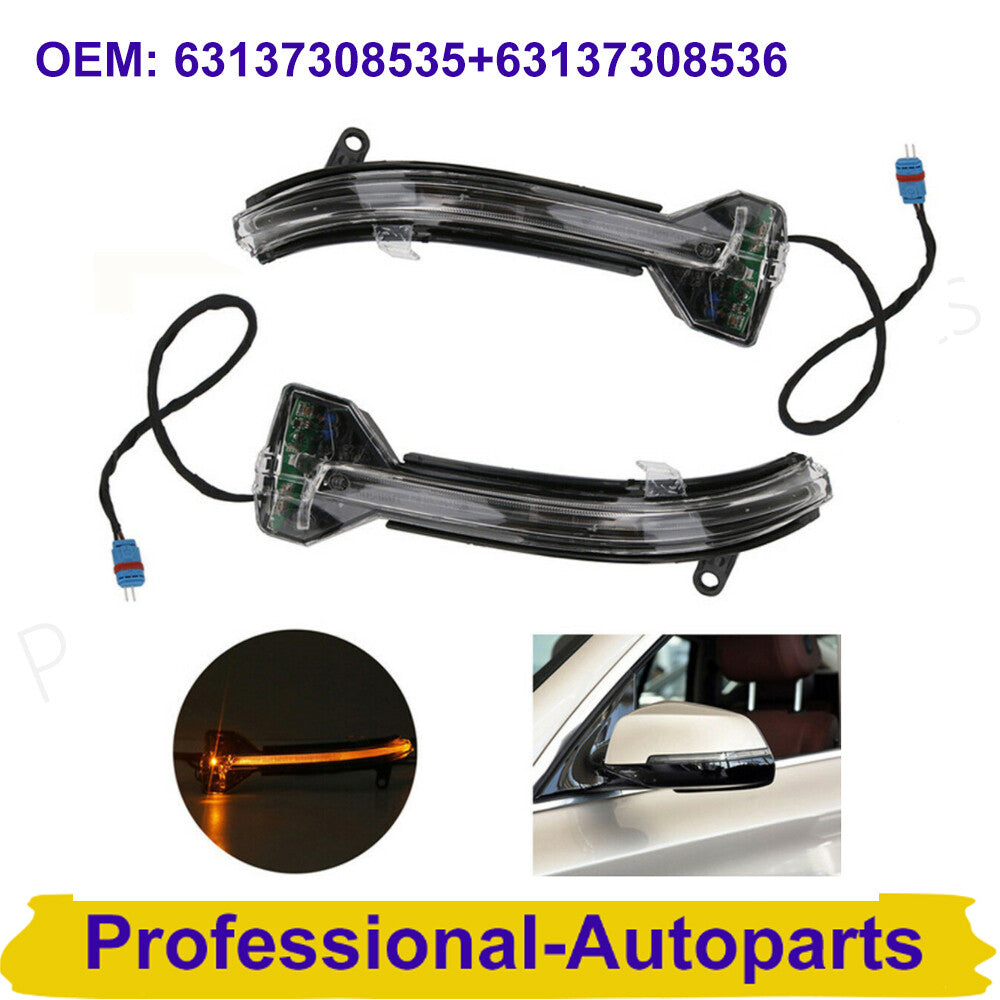 2xDynamic LED turn signal indicators FitBMW F07 F10 F11 F01 F02