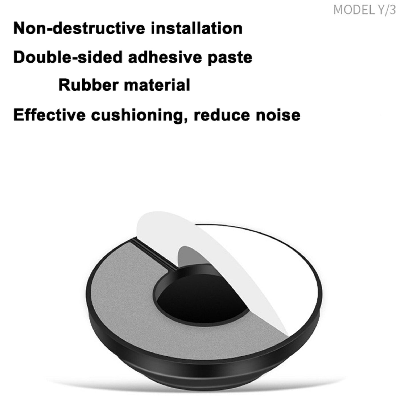 Car Door Closing Anti-shock Protection Stickers Accessories For Model 3 / Y