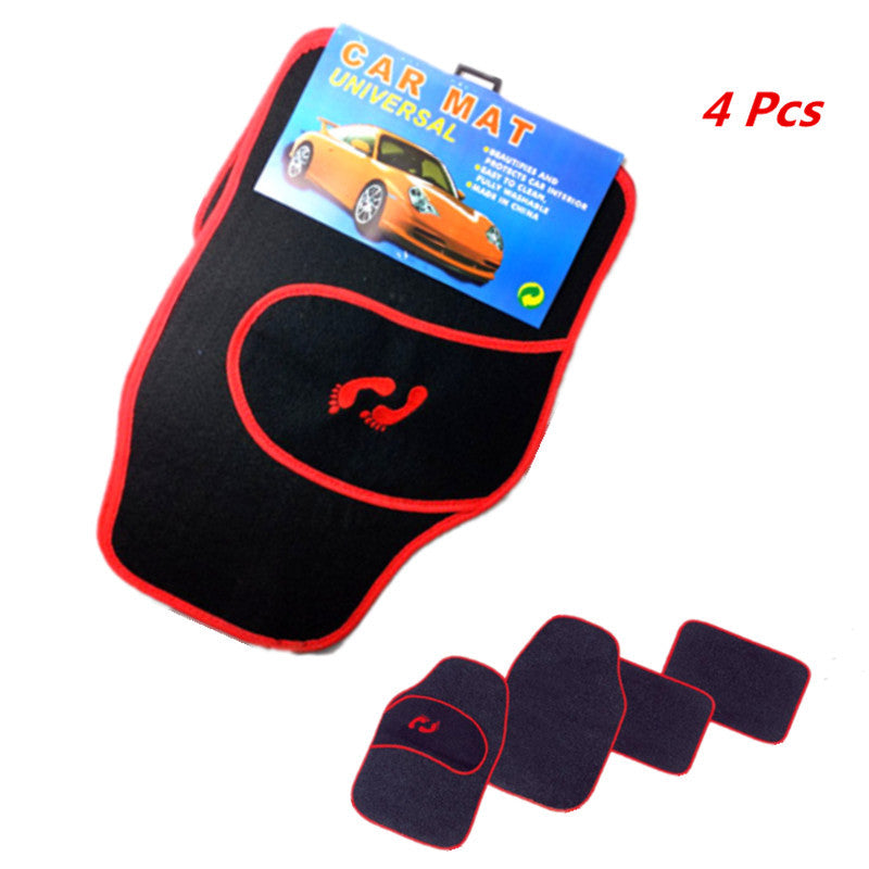 Car Footprint Floor Front Rear Mat Carpet Heavy Duty Heel Prevent Wear Liner Pad