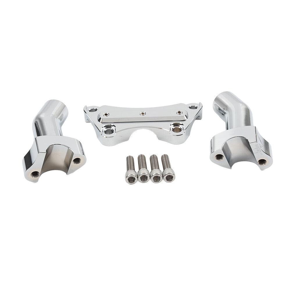 3.5 Handlebar Riser  Top Clamp Fit for Harley Fat Boy Heritage Softail FXST FLSTN