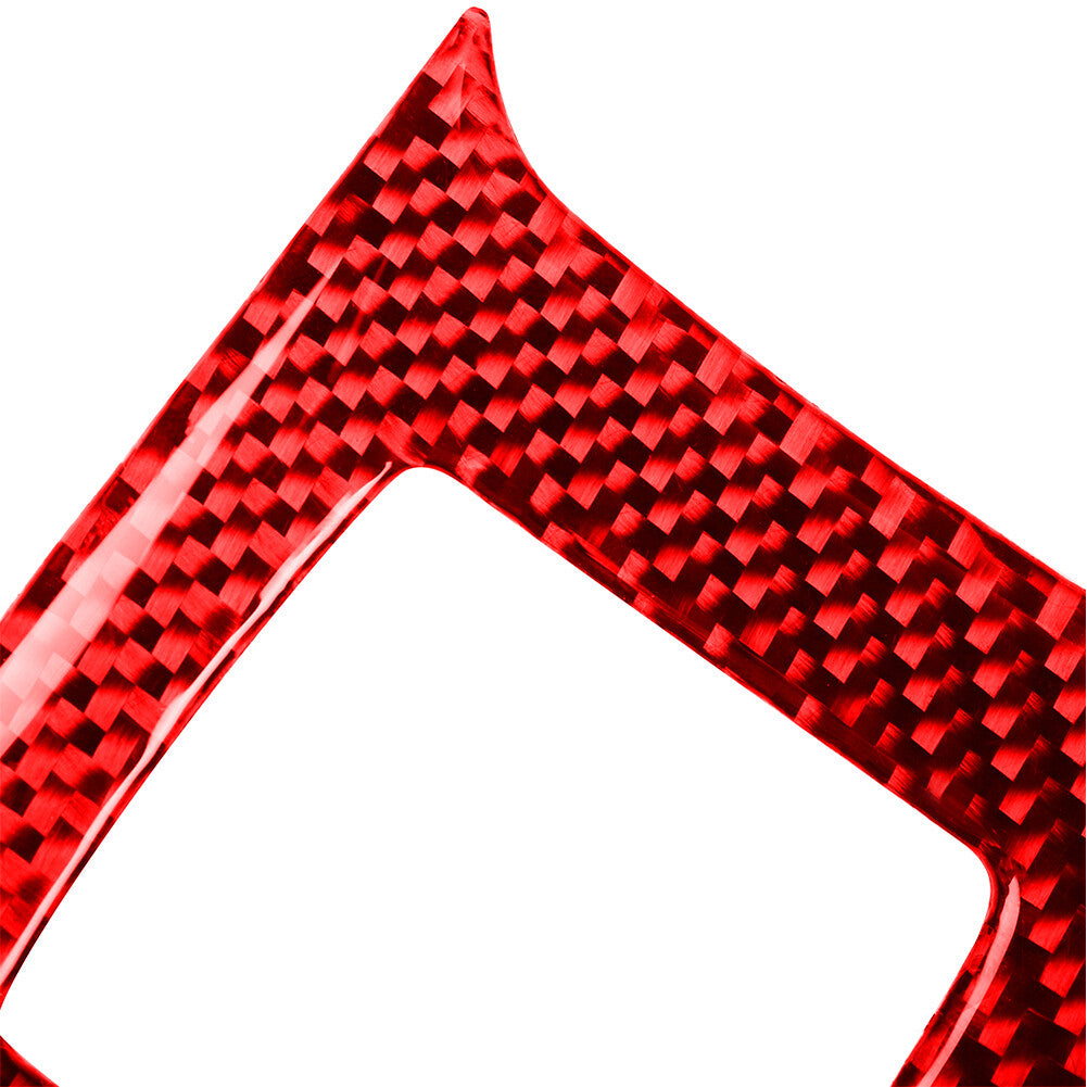 Red carbon fiber interior panel cover trim is suitable for Mazda MX-5 Miata 2009-15