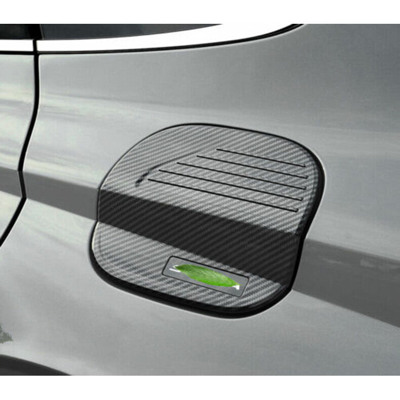 for Hyundai Sonata 2020-2023 Carbon Fiber Exterior Fuel Gas Tank Cap Cover Trim