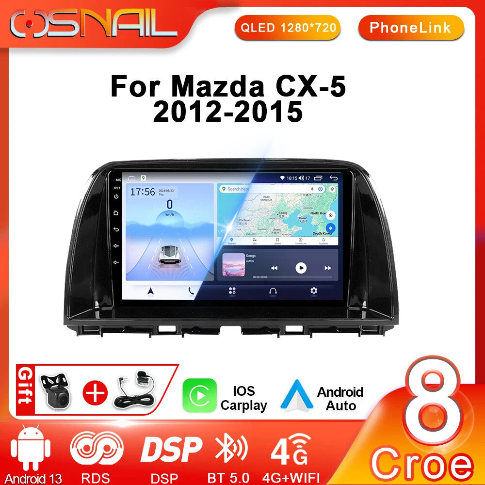 for Mazda CX5 CX-5 CX 5 Video Player Carplay GPS Screen Android Auto Car Radio