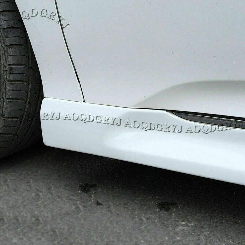 2p for Honda Accord 10th 2018-2021 Unpainted Side Skirts Extensions Body Kit ABS