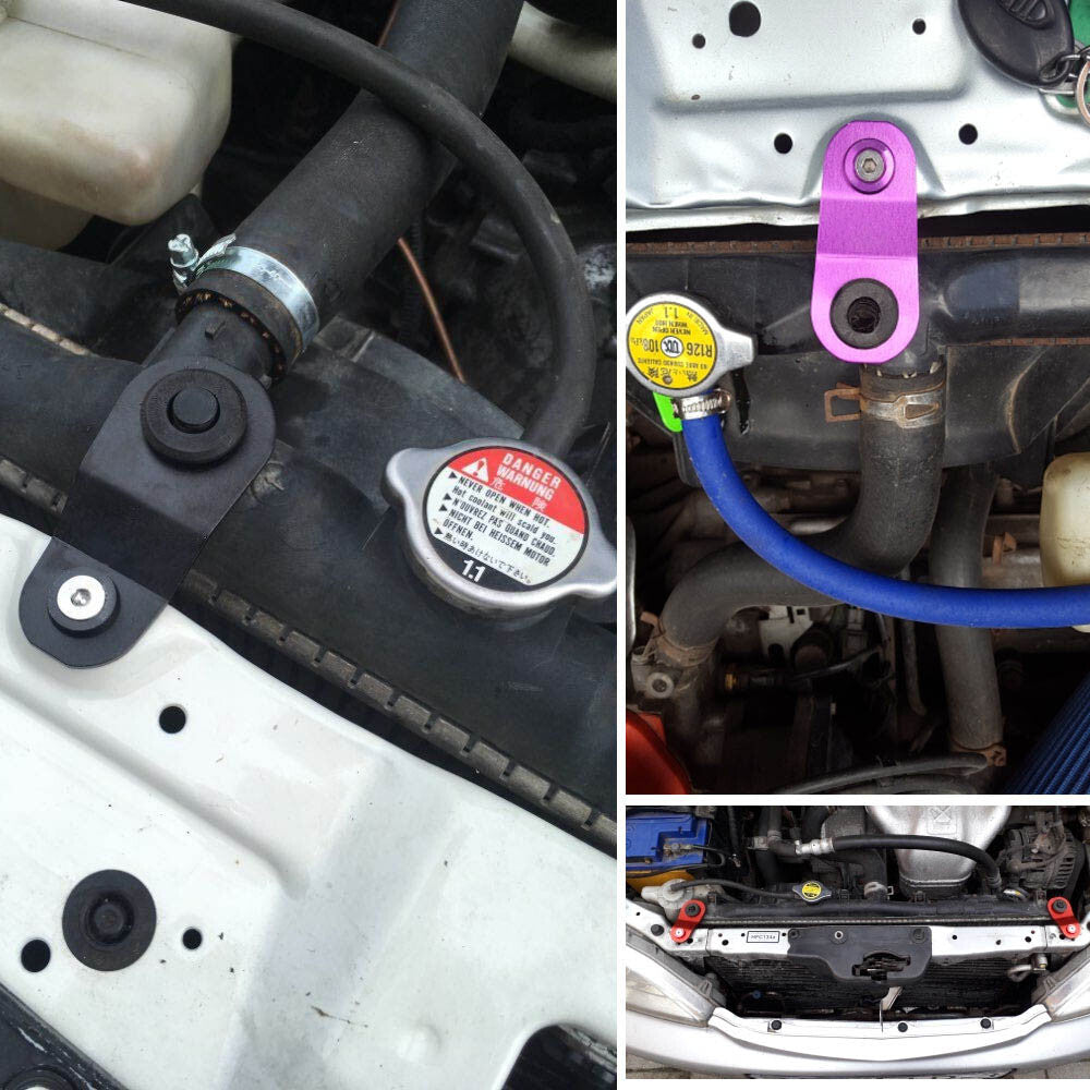 Purple JDM Radiator Stay Bracket Radiator Mounting Bracket for Acura Integra DC2