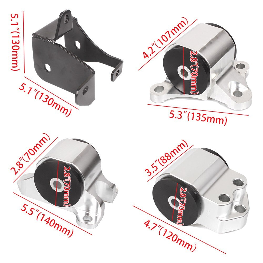 B16 B18 D16 D/B Series Engine Motor Mounts Swap for Honda for Civic 96-00 EK