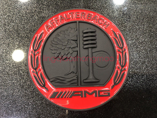 Red car badge decals/stickers suitable for Mercedes-Benz A35, C43, C63, E43, E63