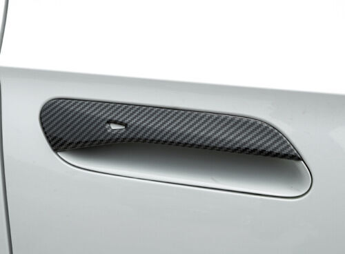 for Volkswagen ID.4 2021-2023 Carbon Fiber Side Door Handle Molding Cover Trim