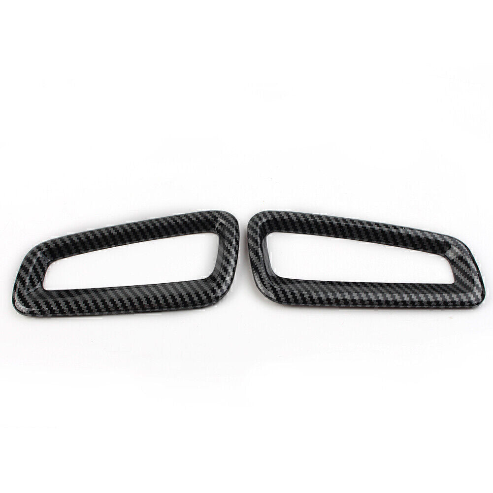 Fit for Honda for Civic 11th 2022 Up Carbon Fiber Inner Dash Side Air Vent Outlet Cover