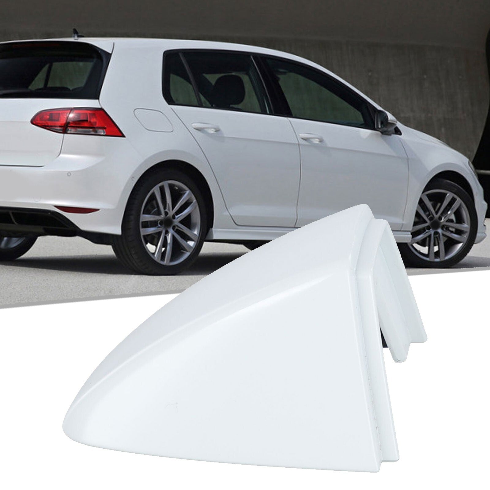 1 Pc LHD Left Door Handle Cap Cover Replacement Fit for Golf No.5G1837879D White